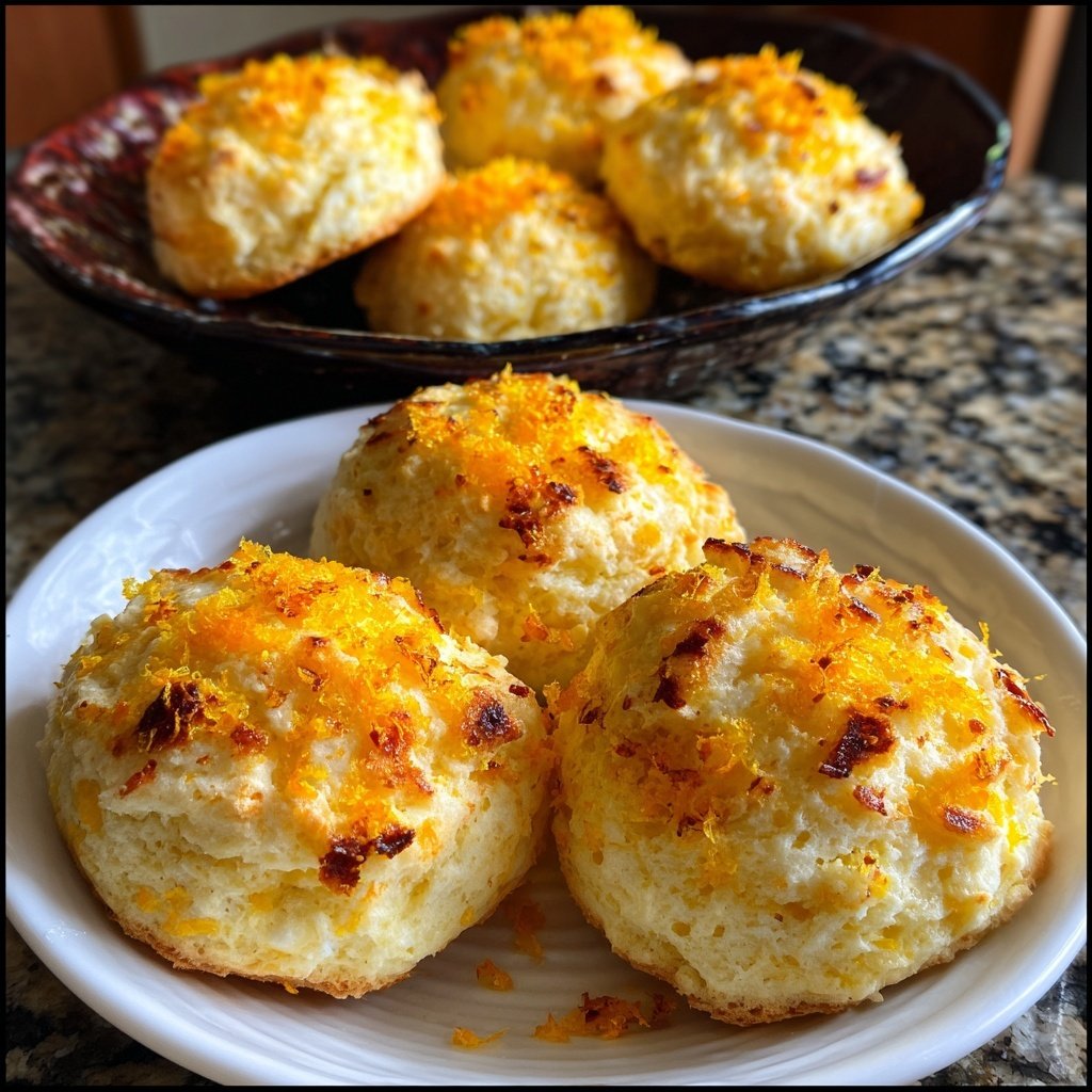 Quarkbällchen mit Orangenabrieb