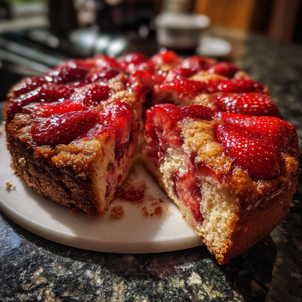 Erdbeerkuchen Mit Quarkfüllung