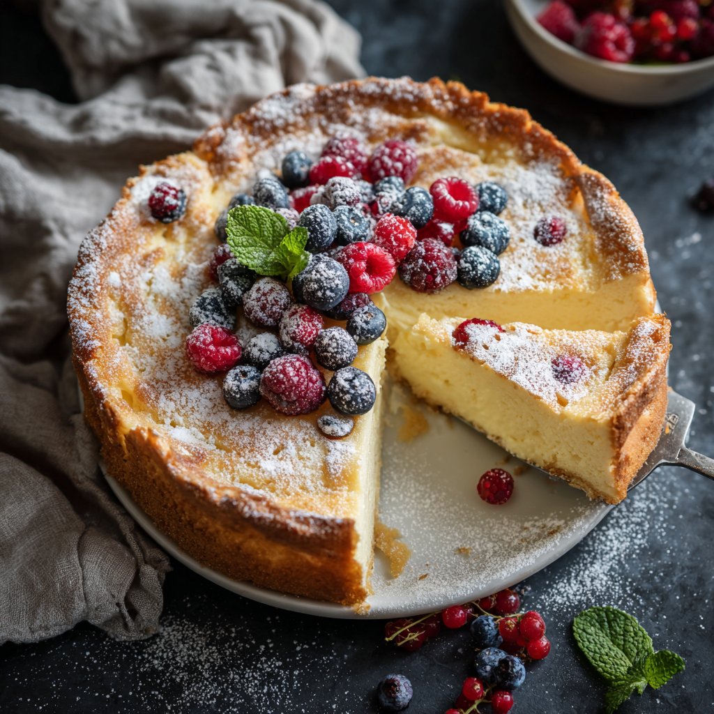 Käsekuchen mit Quark und Joghurt