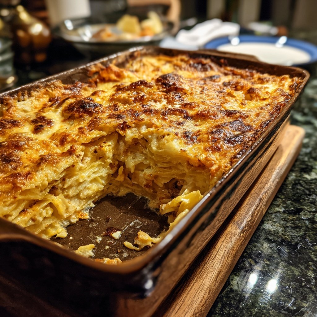 Abendessen mit Auflauf